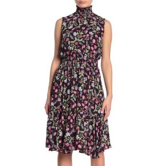 Nanette Lepore Dresses & Skirts - Nanette Lepore Floral Smocked Blouson Dress